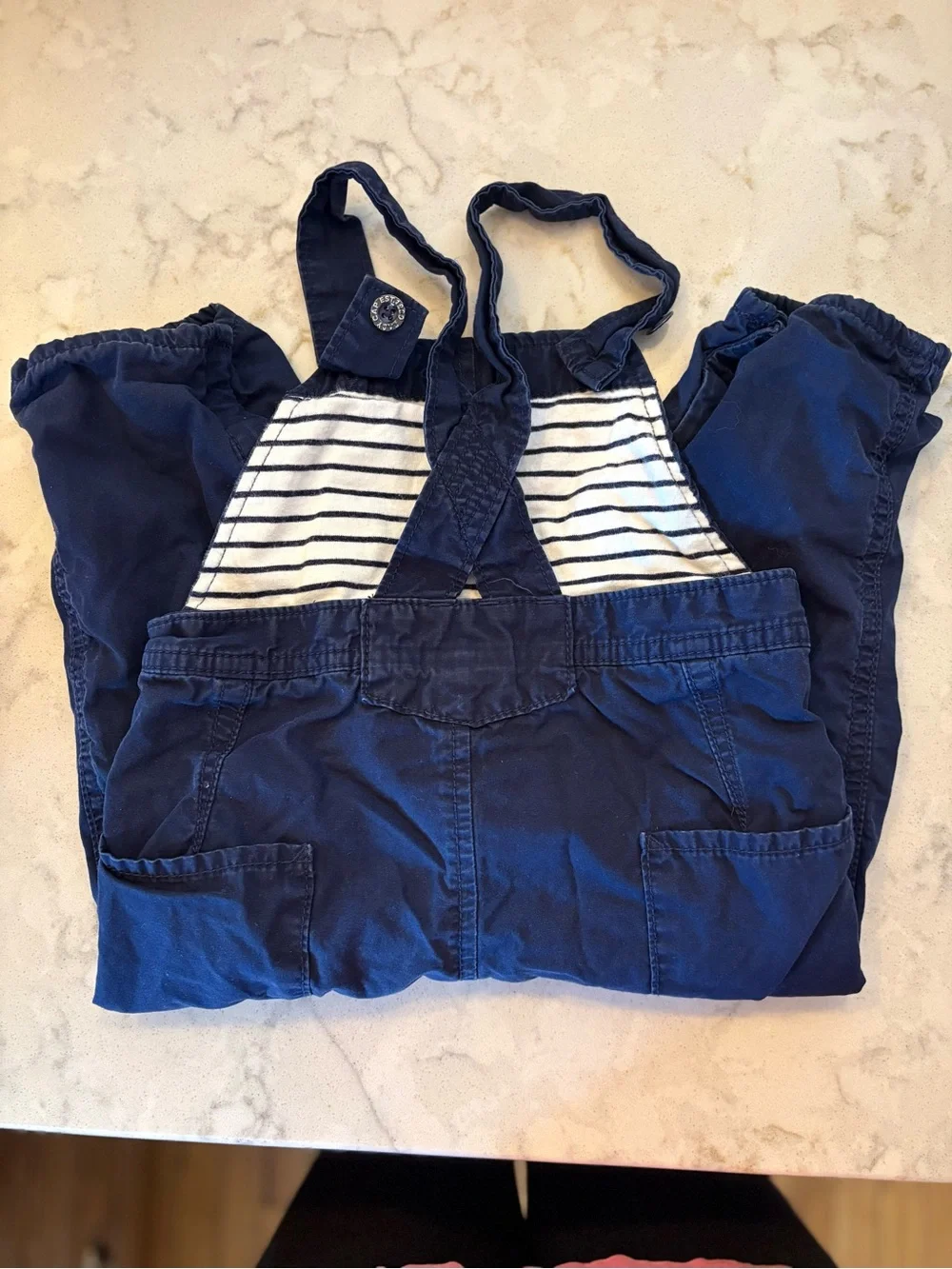 GAP Navy Overalls with Button Details